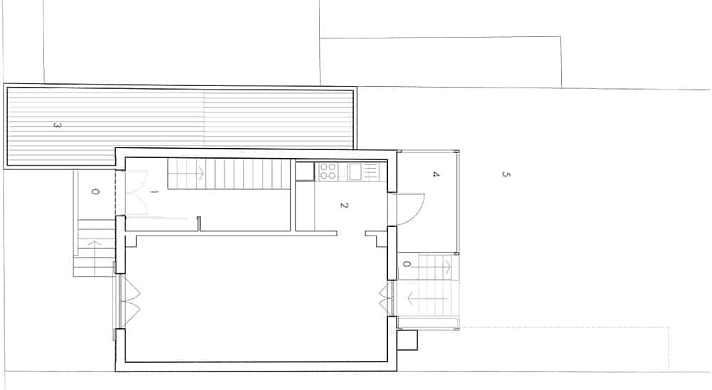 Extension et surélévation plan existant