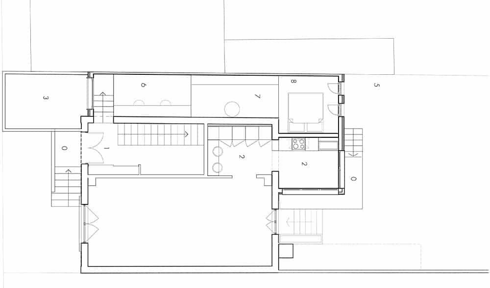 Extension et surélévation d'une maison plan projet